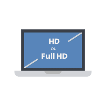 Tela HD ou Full HD